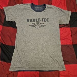 Fallout Reversable T-shirt - Vault-tech logo and Vault Boy - Small